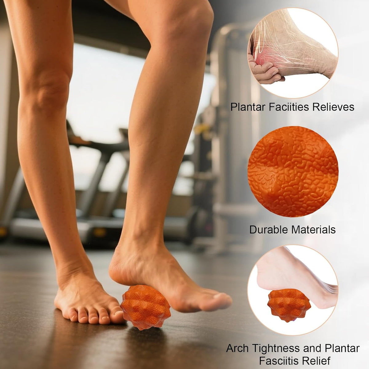 Foot Massage Ball Myofascial Release, Pain Relieve from Plantar Fasciitis