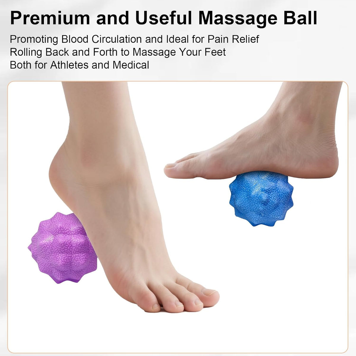 Foot Massage Ball Myofascial Release, Pain Relieve from Plantar Fasciitis