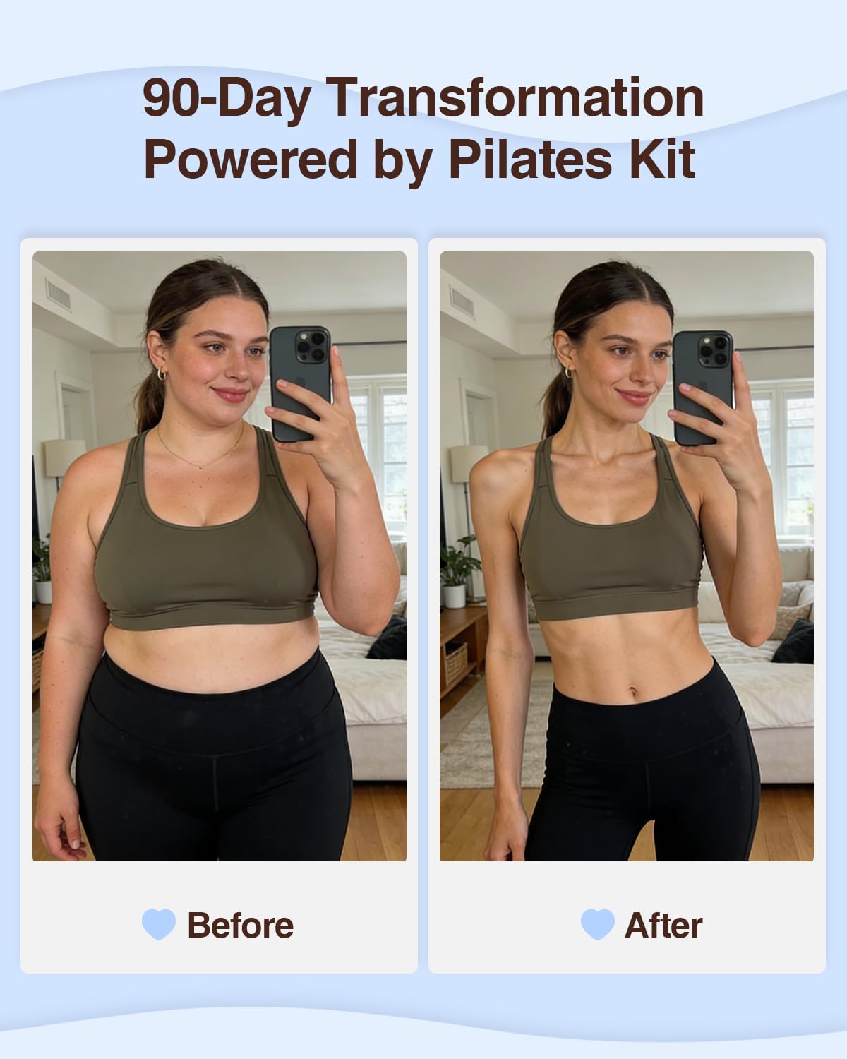 Pilates kit for Women Home Workout, Pilates Equipment Ring and Ball Set with 3 Fabric Resistance Bands, Massage Ball, Pilates Starter Kit for Strength, Toning, Including Workout Guide
