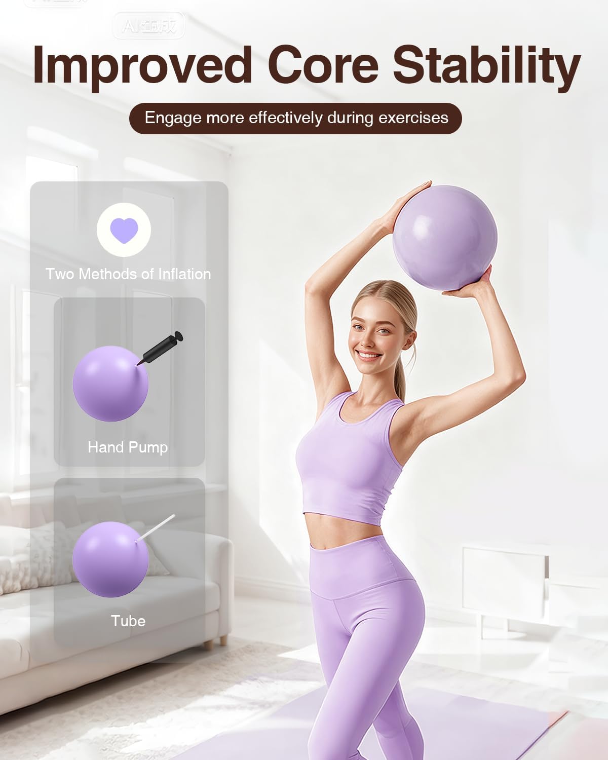 Pilates kit for Women Home Workout, Pilates Equipment Ring and Ball Set with 3 Fabric Resistance Bands, Massage Ball, Pilates Starter Kit for Strength, Toning, Including Workout Guide