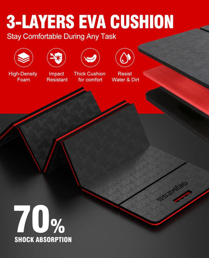 1.5" Extra Thick Kneeling Pad, Foam Knee Pad Cushion, 17.5"x11"