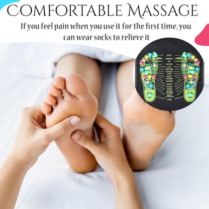 Foot Acupressure Massage Mat with Stones, 27.56 x 13.78 Inches