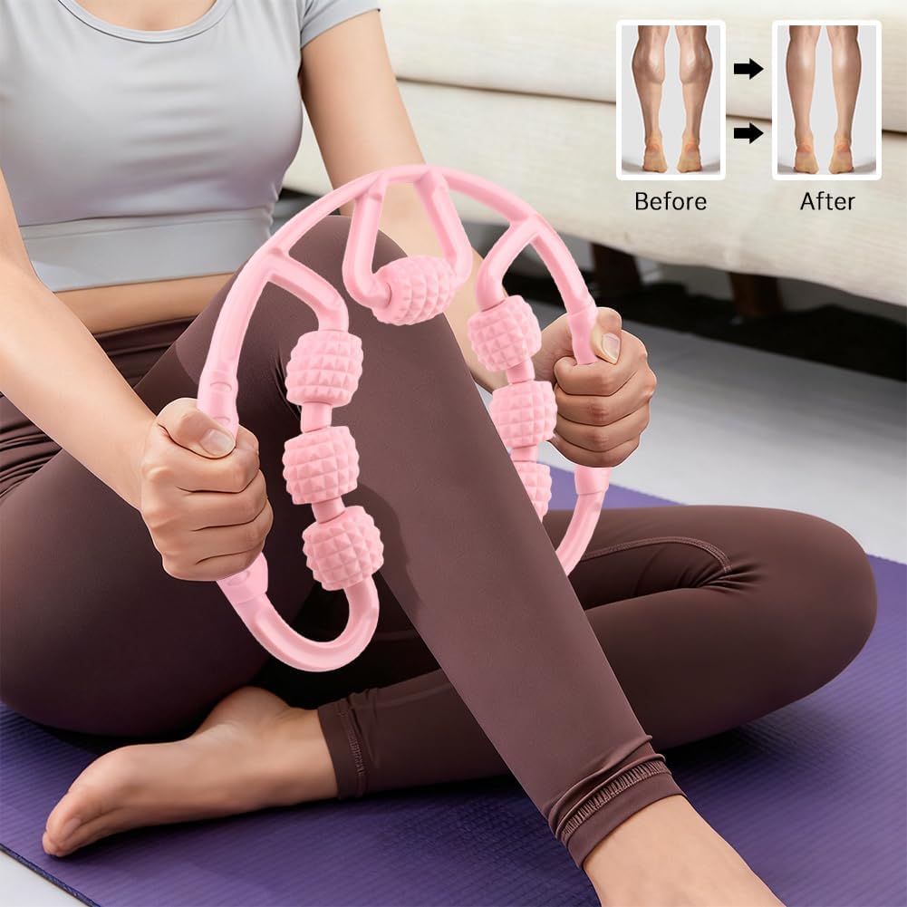 Pilates Equipment Kit for Home Workout, Pilates Ring and Ball Set with 5 Resistance Bands, mag-ic Circle Compact Toning Fitness Essentials Starter Set Accessories, Core Sliders, Socks, Bag