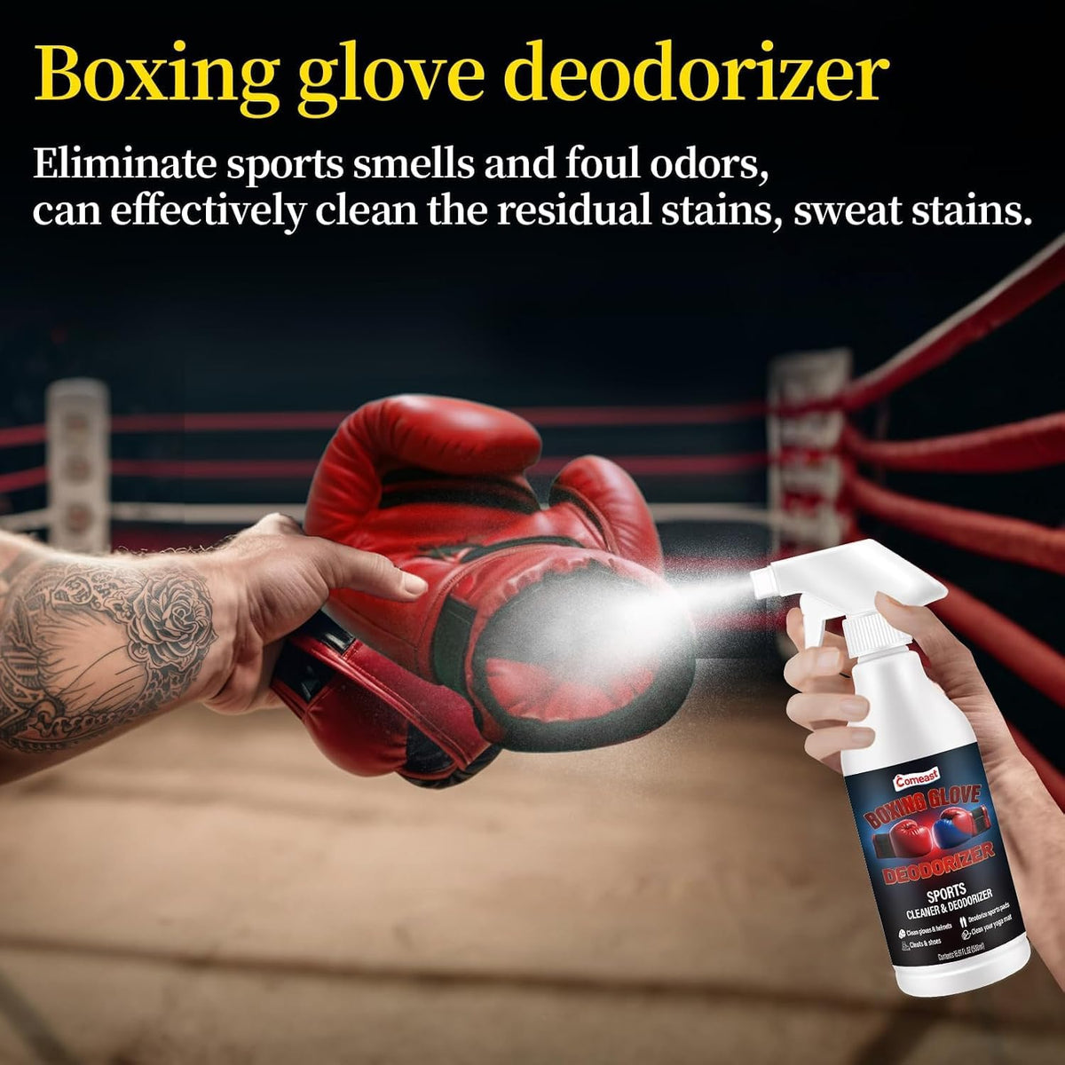 Boxing Glove Deodorizer Cleaner Spray