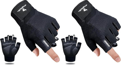 Workout Gloves for Men and Women, Exercise Gloves for Weight Lifting, Cycling, Gym, Training, Breathable and Snug fit