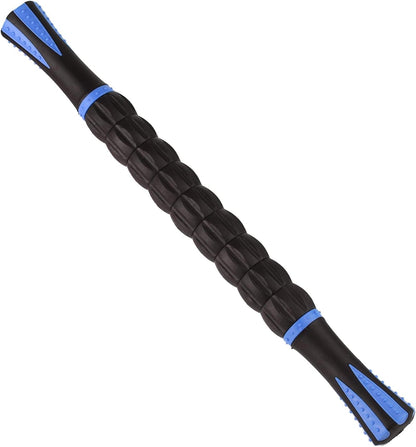 Massage Roller Stick,Muscle Roller Stick for Athletes, Liposuction Massage Roller for Lymphatic Drainage, for Relief Muscle Soreness, Trigger Points, Help Runner Legs, Back Recovery (Red & Black)