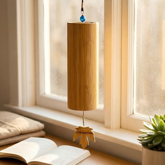 Bamboo Wind Chime-432Hz Tuned for Alpha Wave Relaxation, Focus & Meditation