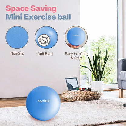 9 Inch Pilates Ball, Small Exercise Ball for Core &Physical Therapy