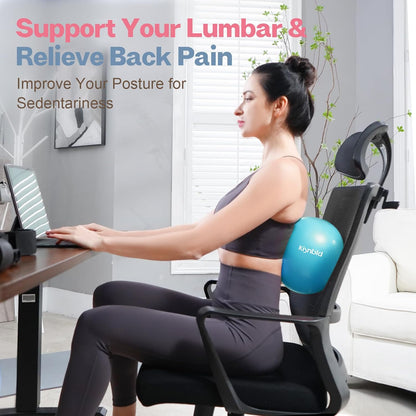 9 Inch Pilates Ball, Small Exercise Ball for Core &Physical Therapy
