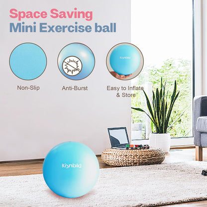 9 Inch Pilates Ball, Small Exercise Ball for Core &Physical Therapy