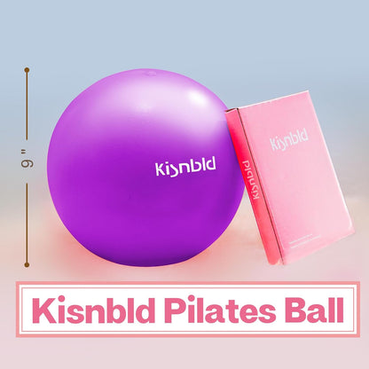 9 Inch Pilates Ball, Small Exercise Ball for Core &Physical Therapy