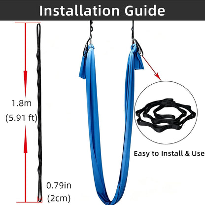 2pcs Nylon Daisy Chain Straps, Grey, 2PCS
