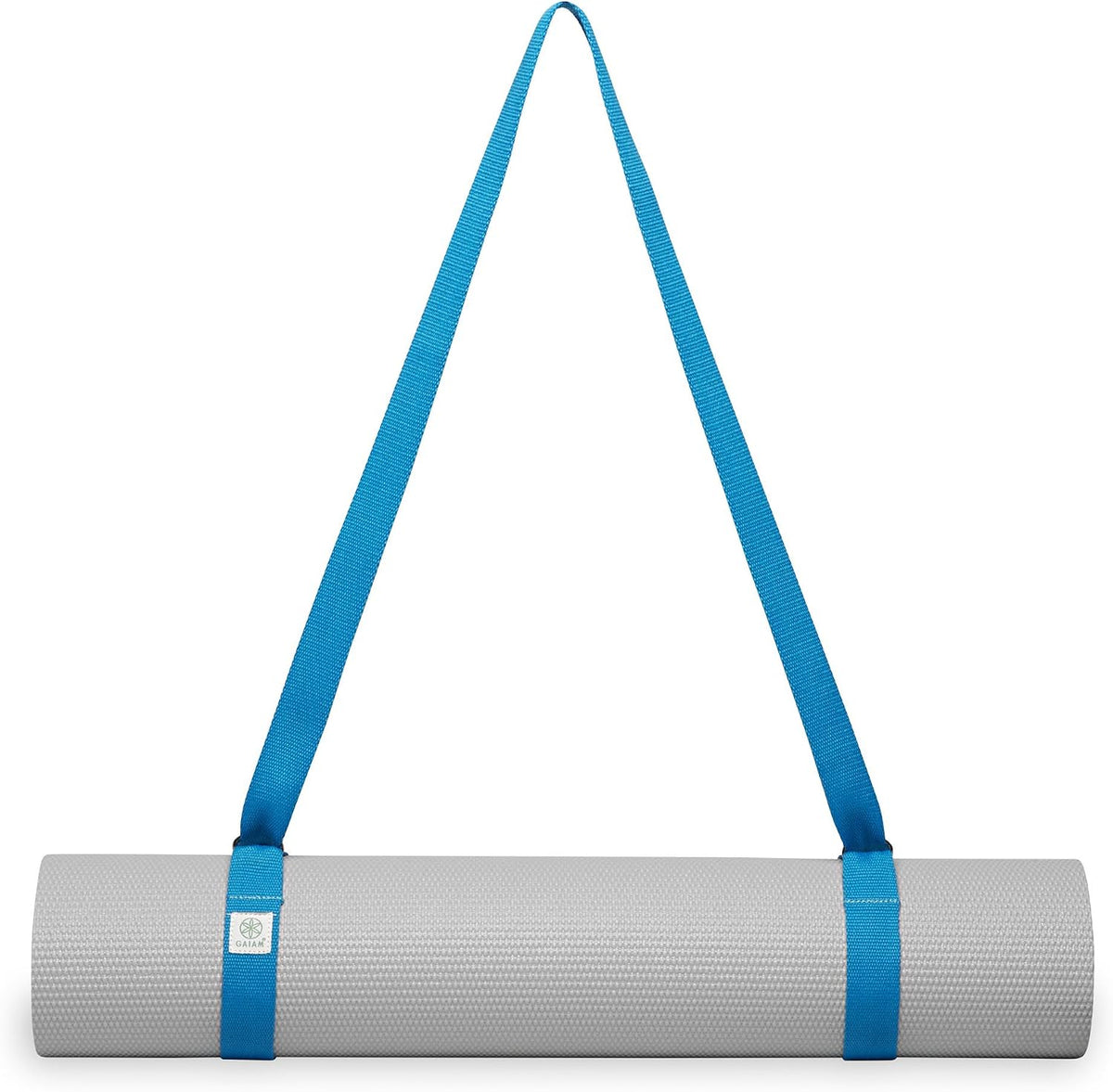 Easy-Cinch Yoga Mat Sling - Durable Carrying Strap for Yoga Mat with Metal D-Rings for Secure Fit (No Mat Included)