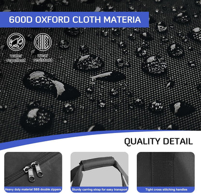 45in Large Travel Duffel Bag, 600D Water Resistant Foldable, 115L