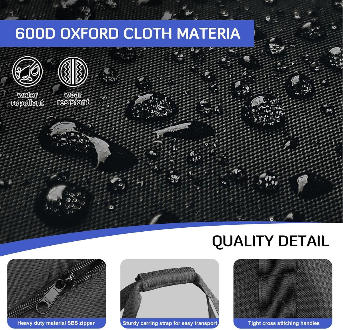 45in Large Travel Duffel Bag, 600D Water Resistant Foldable, 115L