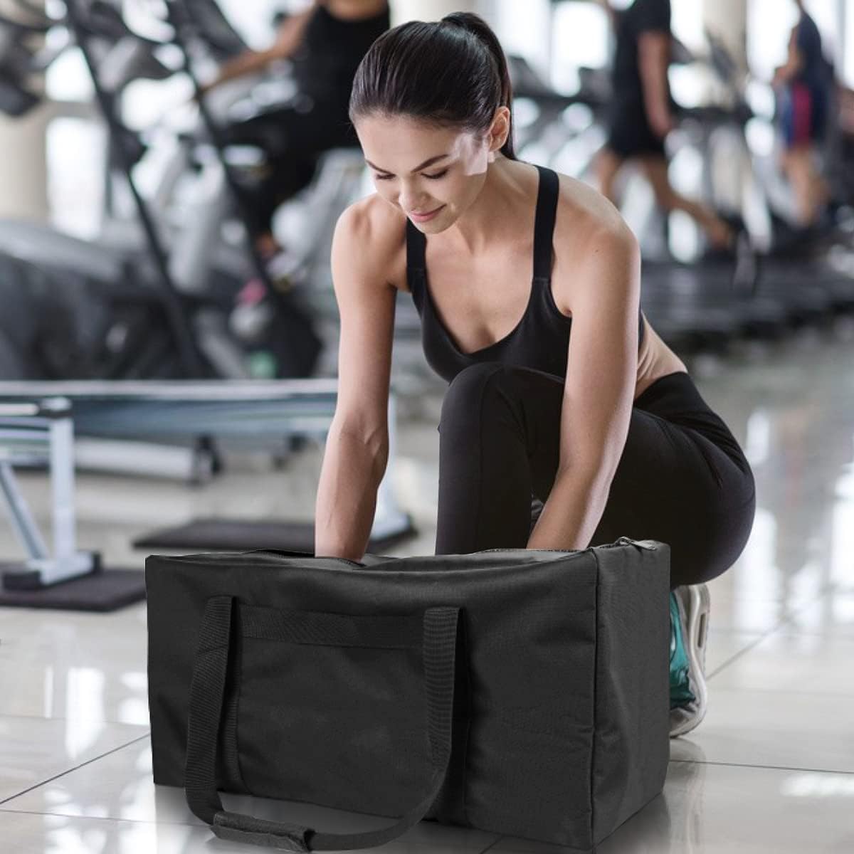 45in Large Travel Duffel Bag, 600D Water Resistant Foldable, 115L