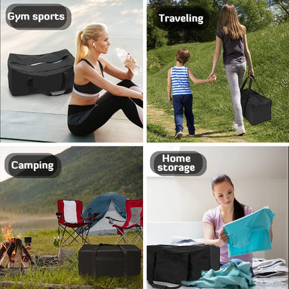 45in Large Travel Duffel Bag, 600D Water Resistant Foldable, 115L