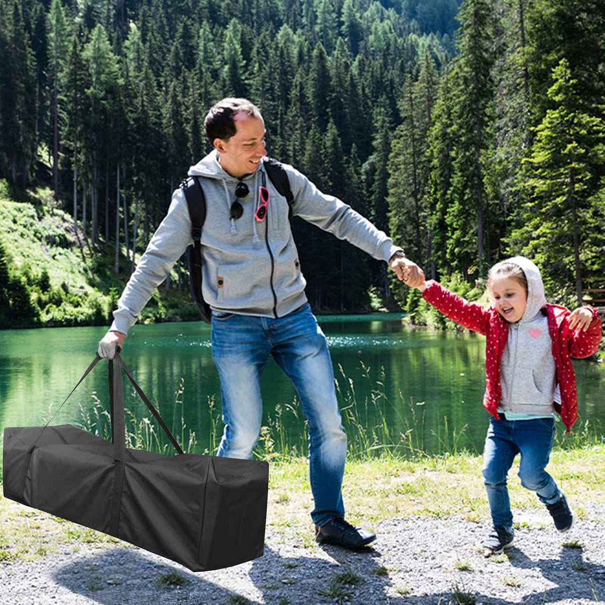 45in Large Travel Duffel Bag, 600D Water Resistant Foldable, 115L