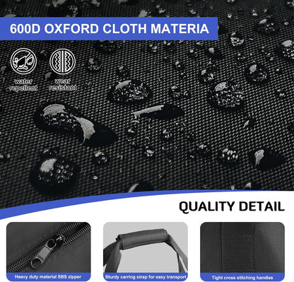 45in Large Travel Duffel Bag, 600D Water Resistant Foldable, 115L