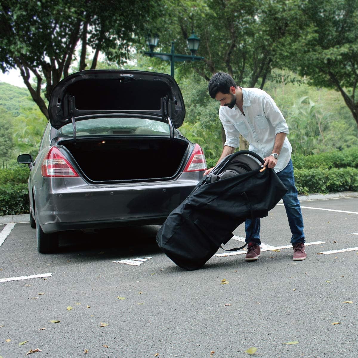 45in Large Travel Duffel Bag, 600D Water Resistant Foldable, 115L