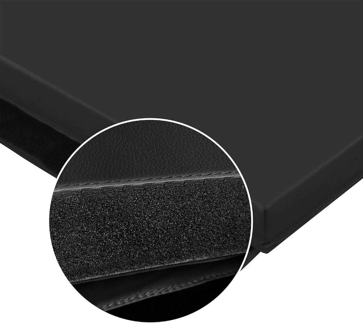 BalanceFrom 6x4 Feet 4-Panel Folding Gymnastics Mat – 2-Inch Thick Pad with Vinyl Surface and Carrying Handles for Tumbling, Yoga, Pilates, Home Workouts, and Martial Arts