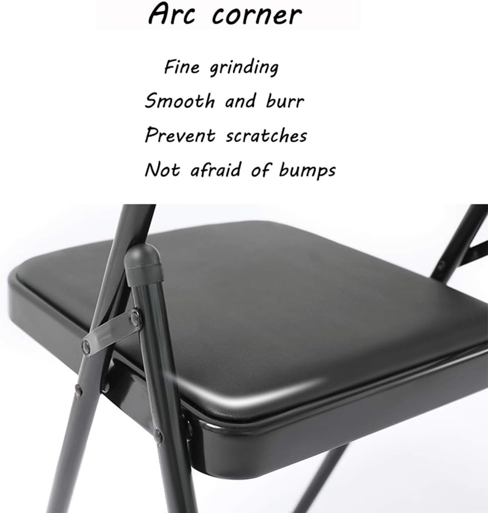 Pilates Yoga Chair, Professional Iyengar Auxiliary Chair, Yoga, Hardened and Thick Yoga Folding Chair, Solid Anti-Slip, Stable and Durable, Black,Blac