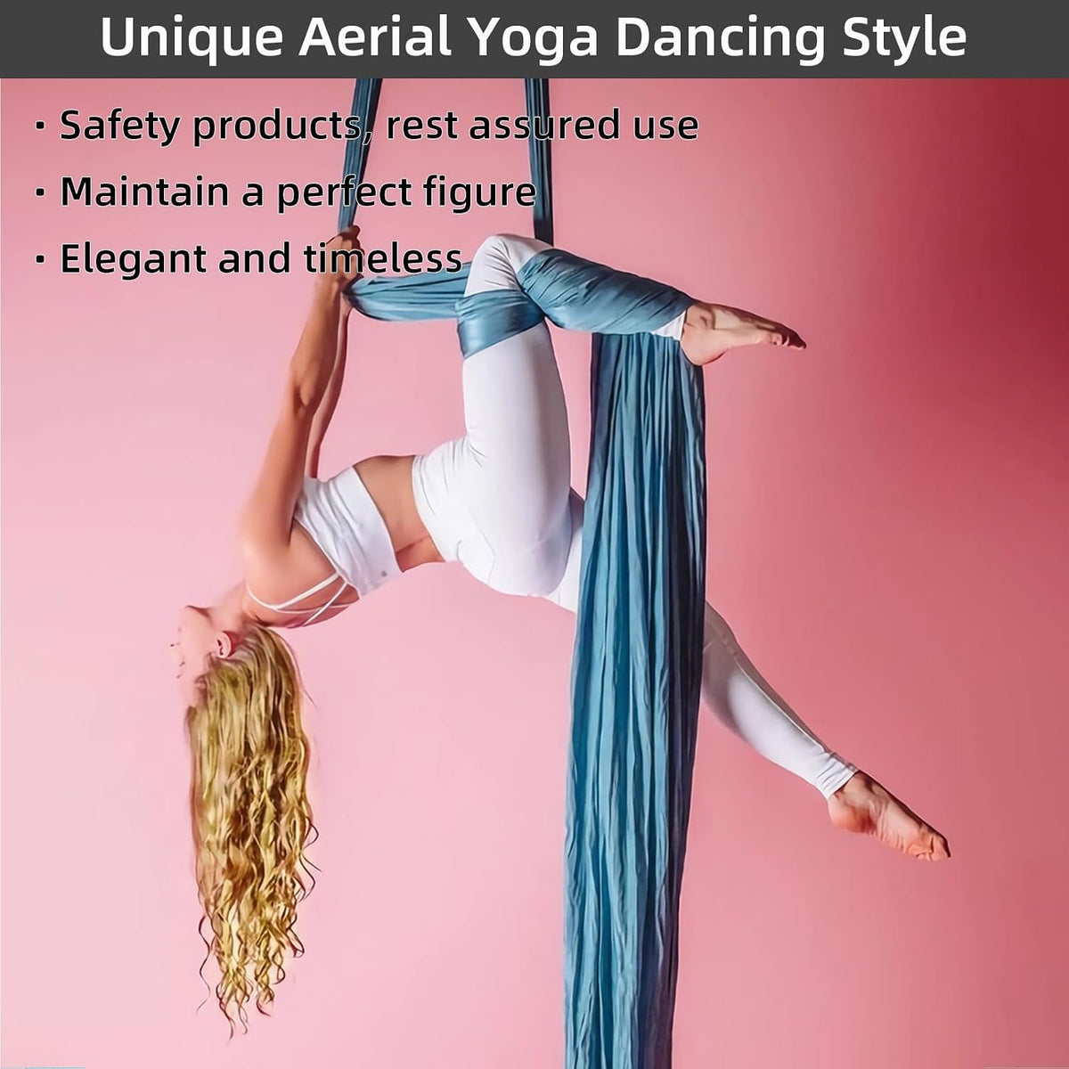 Pro Aerial Silks Kit, SGS&CE Certified, 9/15/20Yards