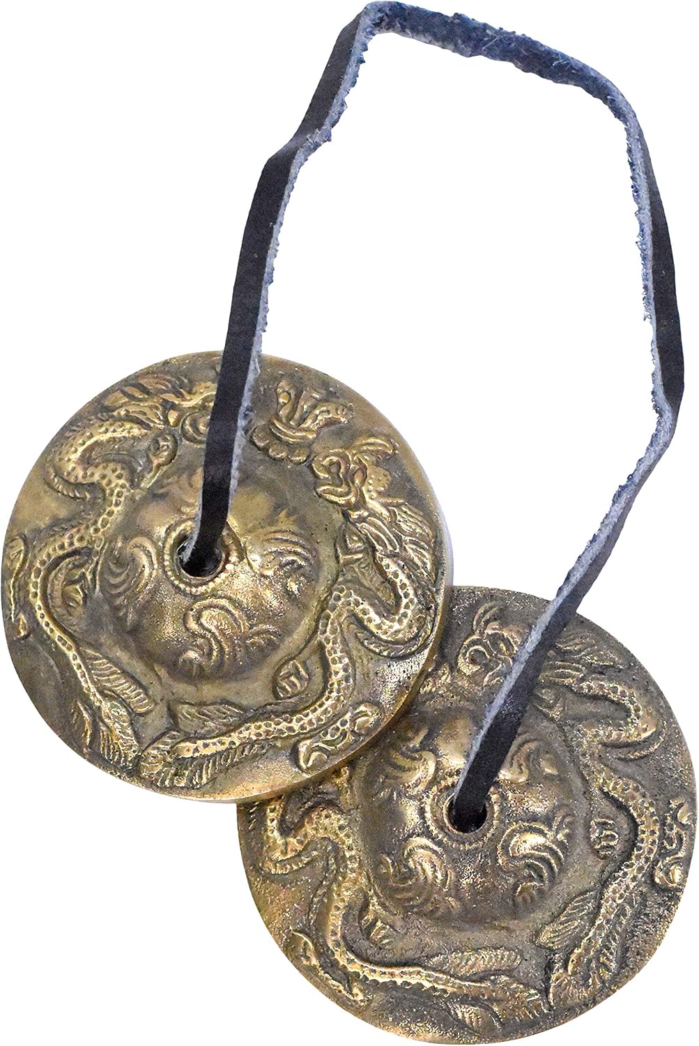 Mudra Crafts 2.75 In Mantra Tibetan Tingsha Bells Meditation Yoga Chimes