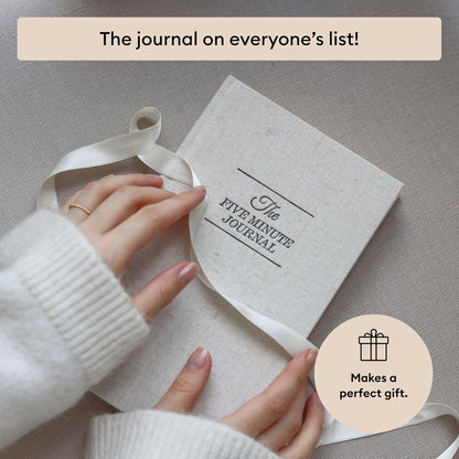The Five Minute Journal - Original Daily Gratitude Journal for Women & Men - Mindfulness, Happiness & Daily Reflection - Undated Planner - Affirmation Journal - Gifts for Women
