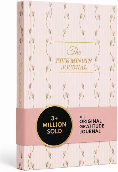 The Five Minute Journal - Original Daily Gratitude Journal for Women & Men - Mindfulness, Happiness & Daily Reflection - Undated Planner - Affirmation Journal - Gifts for Women