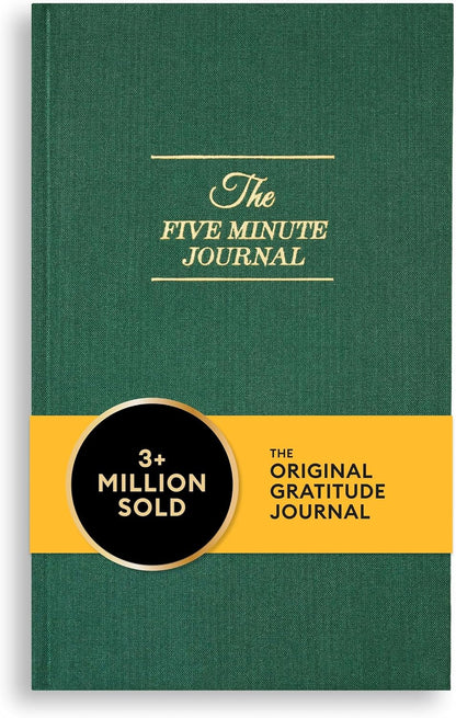 The Five Minute Journal - Original Daily Gratitude Journal for Women & Men - Mindfulness, Happiness & Daily Reflection - Undated Planner - Affirmation Journal - Gifts for Women