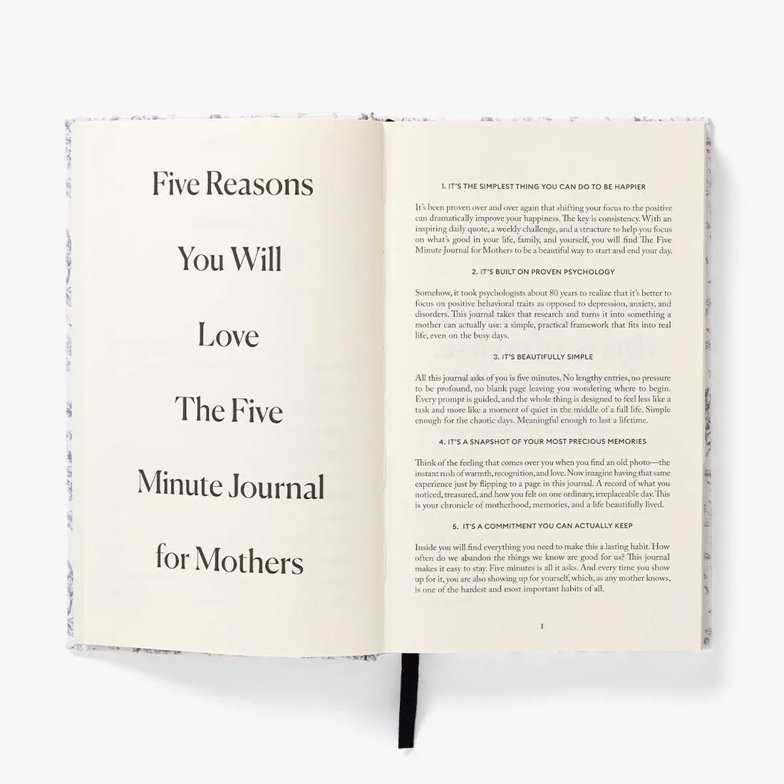 The Five Minute Journal - Original Daily Gratitude Journal for Women & Men - Mindfulness, Happiness & Daily Reflection - Undated Planner - Affirmation Journal - Gifts for Women
