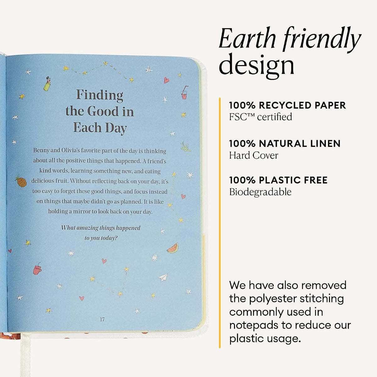 The Five Minute Journal - Original Daily Gratitude Journal for Women & Men - Mindfulness, Happiness & Daily Reflection - Undated Planner - Affirmation Journal - Gifts for Women