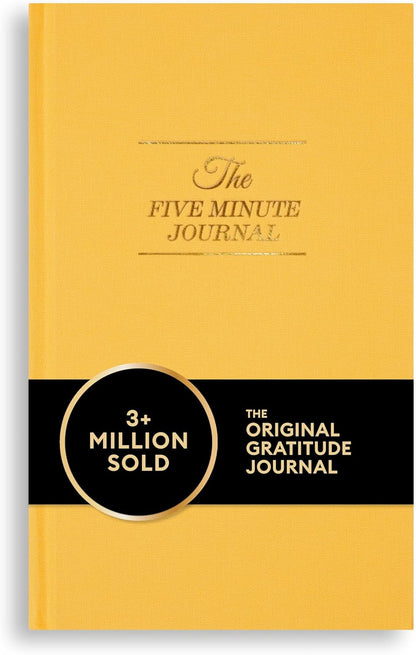 The Five Minute Journal - Original Daily Gratitude Journal for Women & Men - Mindfulness, Happiness & Daily Reflection - Undated Planner - Affirmation Journal - Gifts for Women