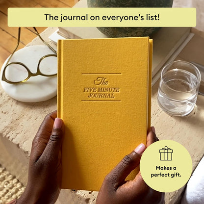 The Five Minute Journal - Original Daily Gratitude Journal for Women & Men - Mindfulness, Happiness & Daily Reflection - Undated Planner - Affirmation Journal - Gifts for Women