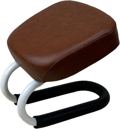 Kneeling Meditation Stool Adjustable Birthday Gift Anti Slip Comfortable Seat Prayer Stool for Yoga Praying Home Women, Style A Brown