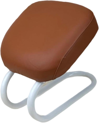 Kneeling Meditation Stool Adjustable Birthday Gift Anti Slip Comfortable Seat Prayer Stool for Yoga Praying Home Women, Style A Brown