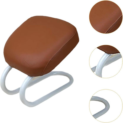 Kneeling Meditation Stool Adjustable Birthday Gift Anti Slip Comfortable Seat Prayer Stool for Yoga Praying Home Women, Style A Brown