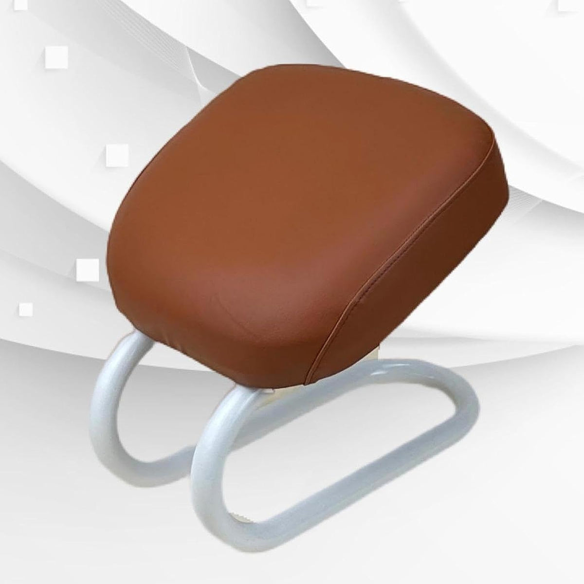 Kneeling Meditation Stool Adjustable Birthday Gift Anti Slip Comfortable Seat Prayer Stool for Yoga Praying Home Women, Style A Brown