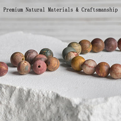 Mala Bead Strand Bracelet, 108 Buddhist Prayer Beads Yoga Meditation Green Malachite Beads Necklace Women man