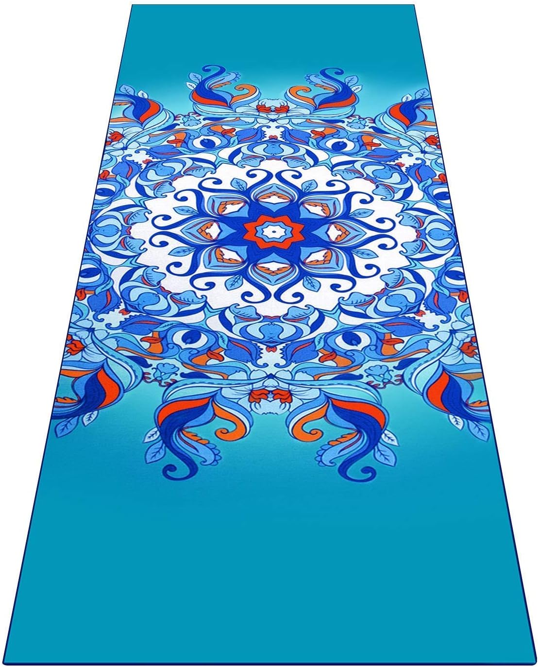 Non Slip Hot Yoga Towel, 100% Microfiber Non Slip Yoga Mat Towel for Hot Yoga, Pilates and Fitness, Exclusive Corner Pockets Design + Free Spray Bottle