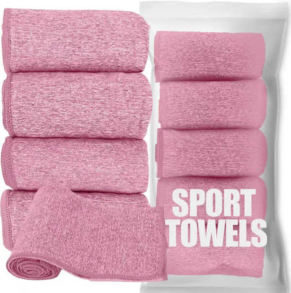 Microfiber Quick Dry Gym Towel, Lint Free Odor-Free Absorbent Fiber, Fast Drying, Men & Women Workout Gear for Body Sweat, Working Out, Towels (Grey, 5Pack - 16 * 27Inch)
