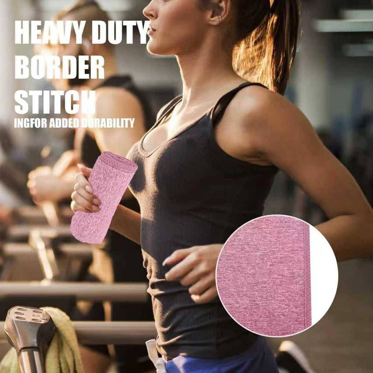 Microfiber Quick Dry Gym Towel, Lint Free Odor-Free Absorbent Fiber, Fast Drying, Men & Women Workout Gear for Body Sweat, Working Out, Towels (Grey, 5Pack - 16 * 27Inch)