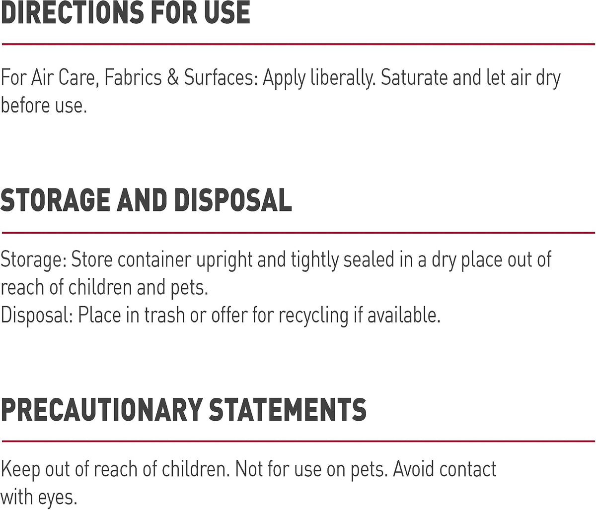 Air Care Spray for Multiple Surfaces, 24 oz