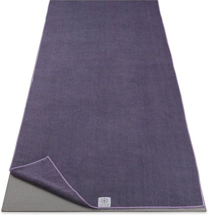 Yoga Mat Towel, Non-Slip Microfiber, Hot Yoga (Heron Lilac)