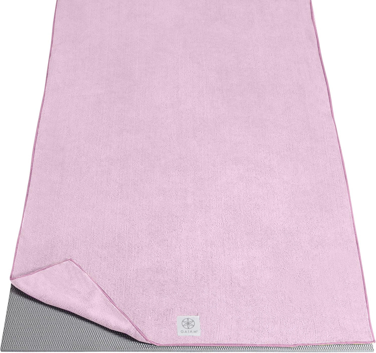 Yoga Mat Towel, Non-Slip Microfiber, Hot Yoga (Heron Lilac)