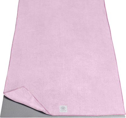 Yoga Mat Towel, Non-Slip Microfiber, Hot Yoga (Heron Lilac)