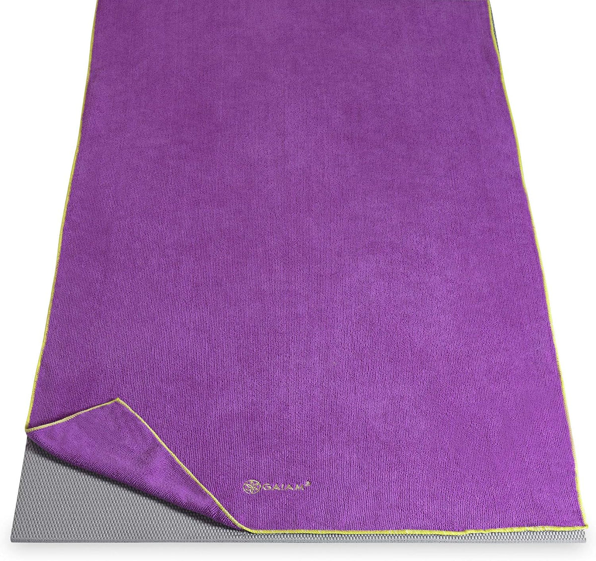 Yoga Mat Towel, Non-Slip Microfiber, Hot Yoga (Heron Lilac)