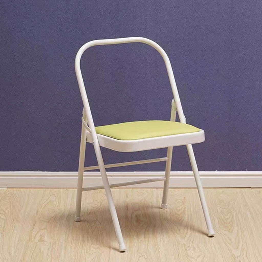 Iyengar Yoga Chair,Pilates Chair,Yoga Inversion Chair,Backless Yoga Chair Prop,Home Exercises Reinforced Design, Pink-82cm×45cm