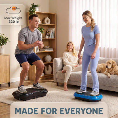 Waver Vibration Plate Exercise Machine with 99 Speeds & 10 Presets